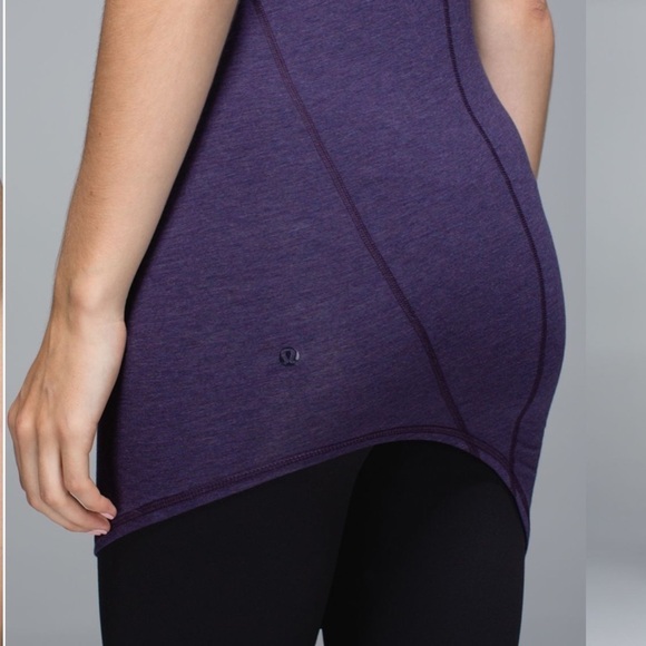 lululemon Torque Tank Racerback Heathered Black Grape - Picture 5 of 14